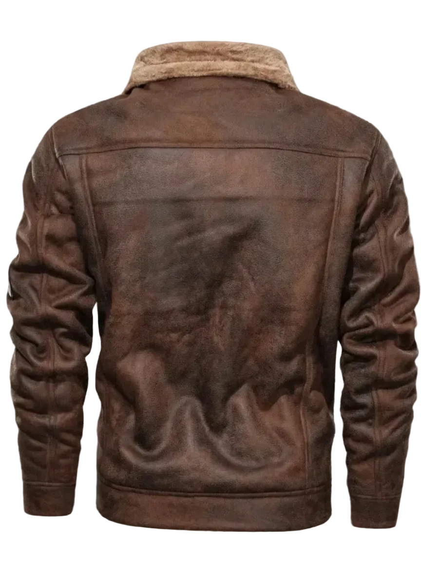 Men's Leather Jacket - Rostok
