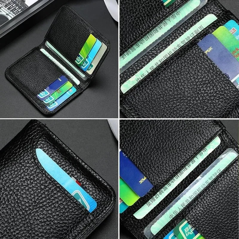 Super Thin Portable Wallet in Leather