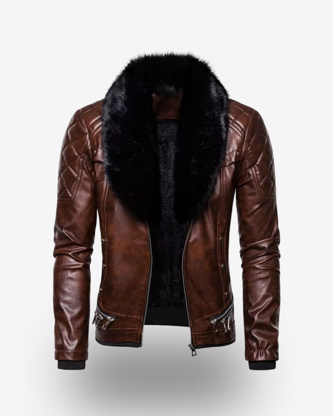 Men's Leather Jacket - Moscow