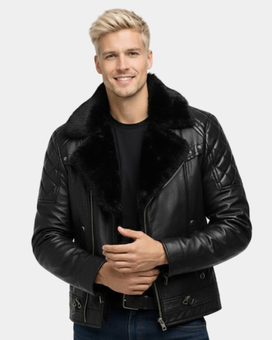 Men's Leather Jacket - Moscow