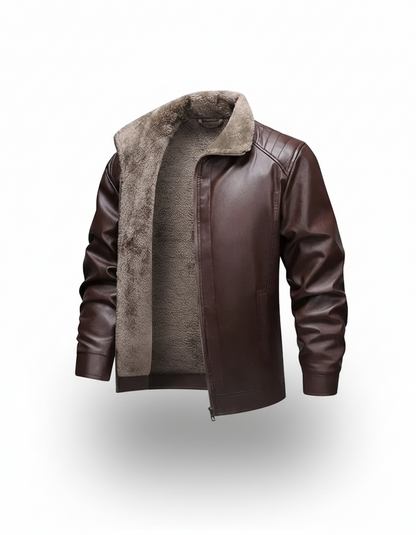 Men's Leather Jacket - Bergen