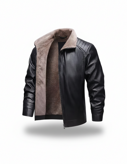 Men's Leather Jacket - Bergen
