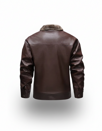 Men's Leather Jacket - Bergen