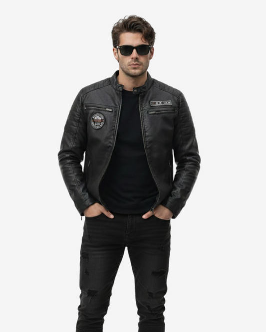 Men's Leather Jacket - Vienna
